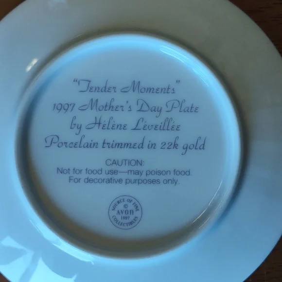 Vintage 1997 Avon Mothers Day Plate - Picture 3 of 4